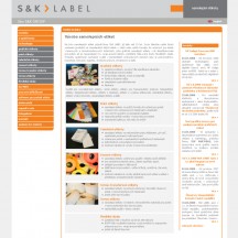 Ukázka Firemní prezentace S&K Label 1