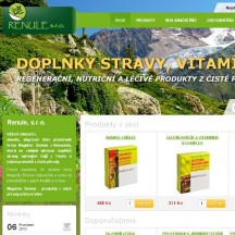 Ukázka Eshop s doplňky stravy a vitamíny 1