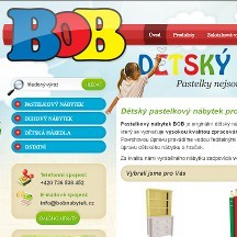 Ukázka E-shop s dětským nábytkem 1